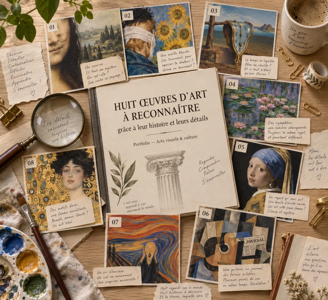 Huit œuvres d’art connues à reconnaître grâce à leur histoire et leurs détails