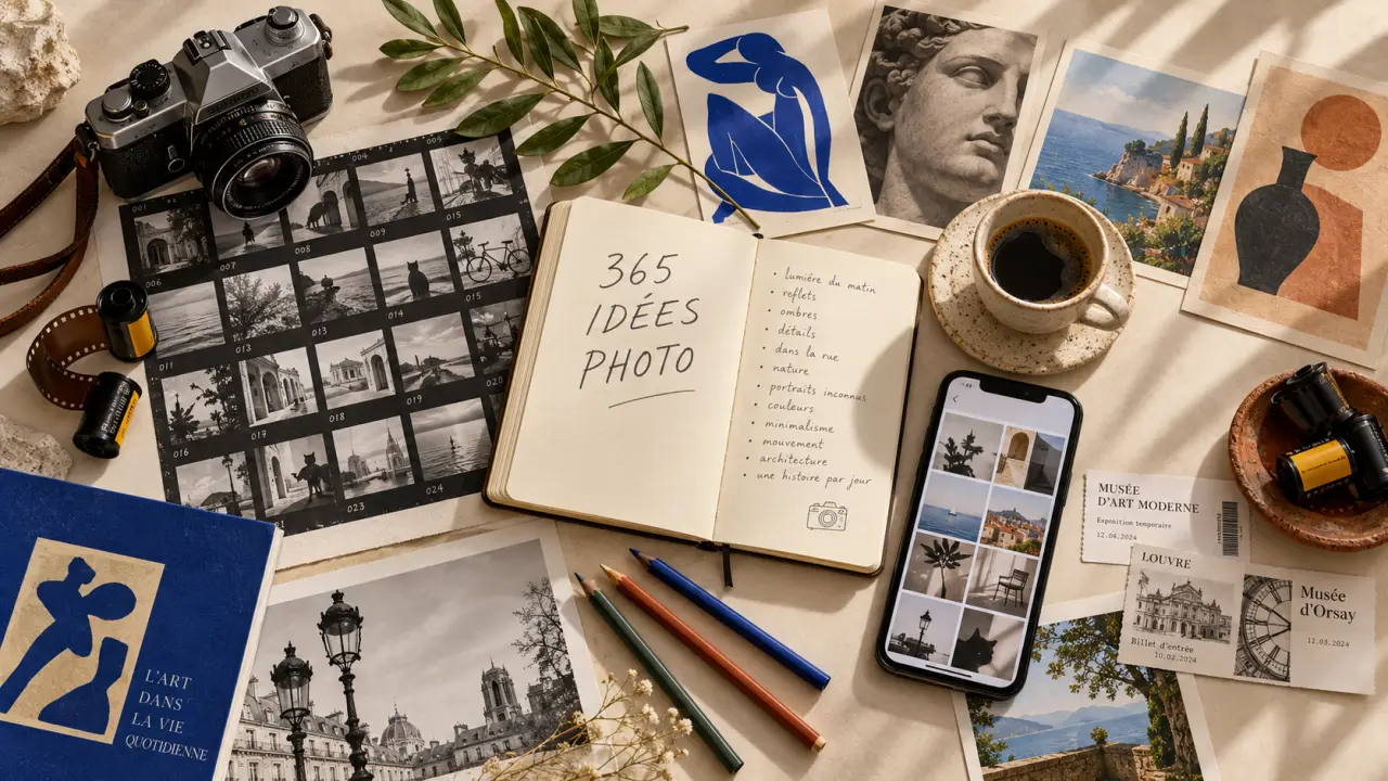 Liste de thèmes photo : des idées à saisir chez soi, dehors et sur 365 jours