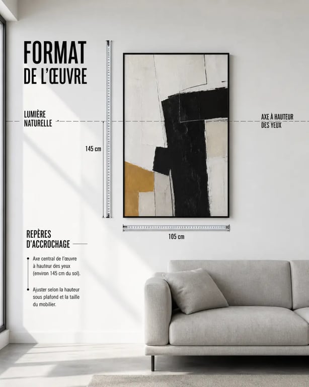 Que faut il verifier avant d acheter une oeuvre d art originale : format, lumière et hauteur d’accrochage
