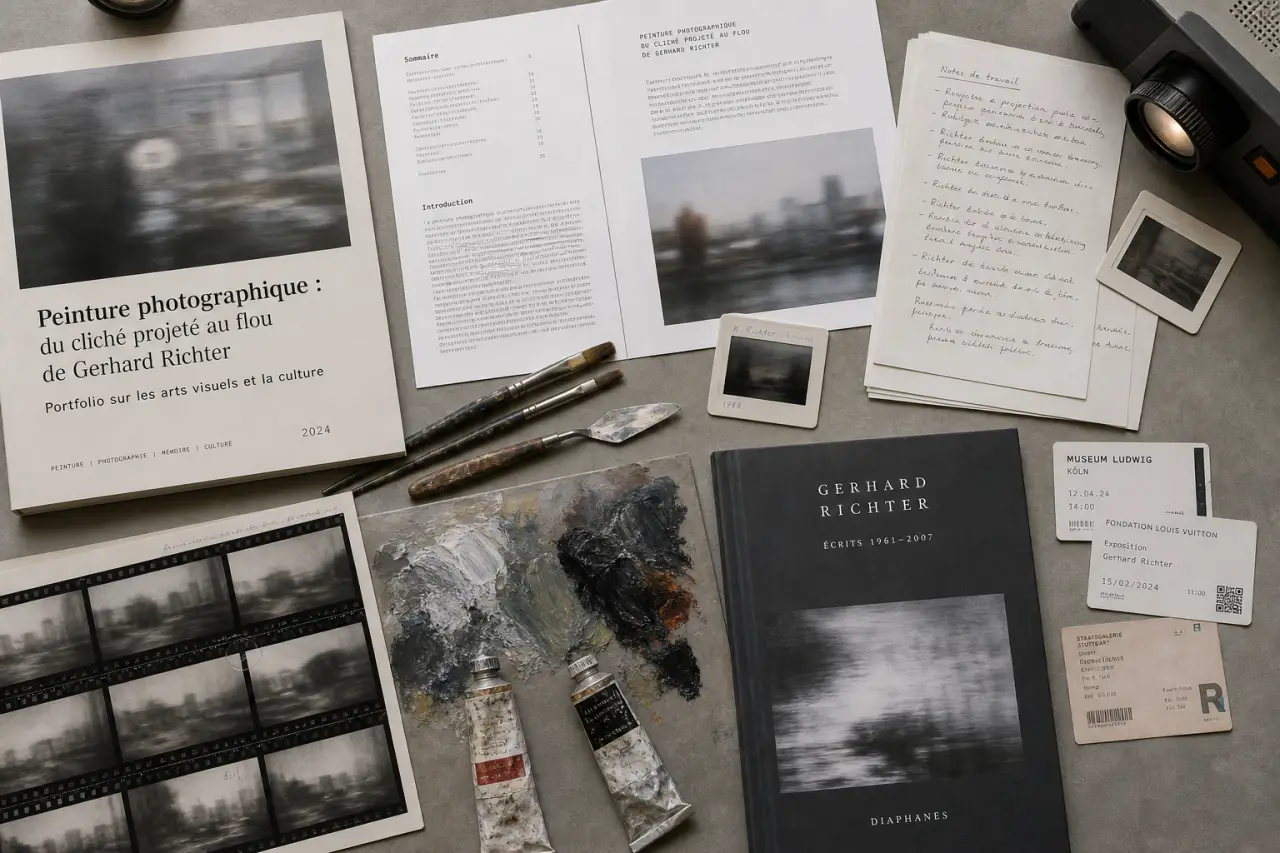 Peinture photographique : du cliché projeté au flou de Gerhard Richter