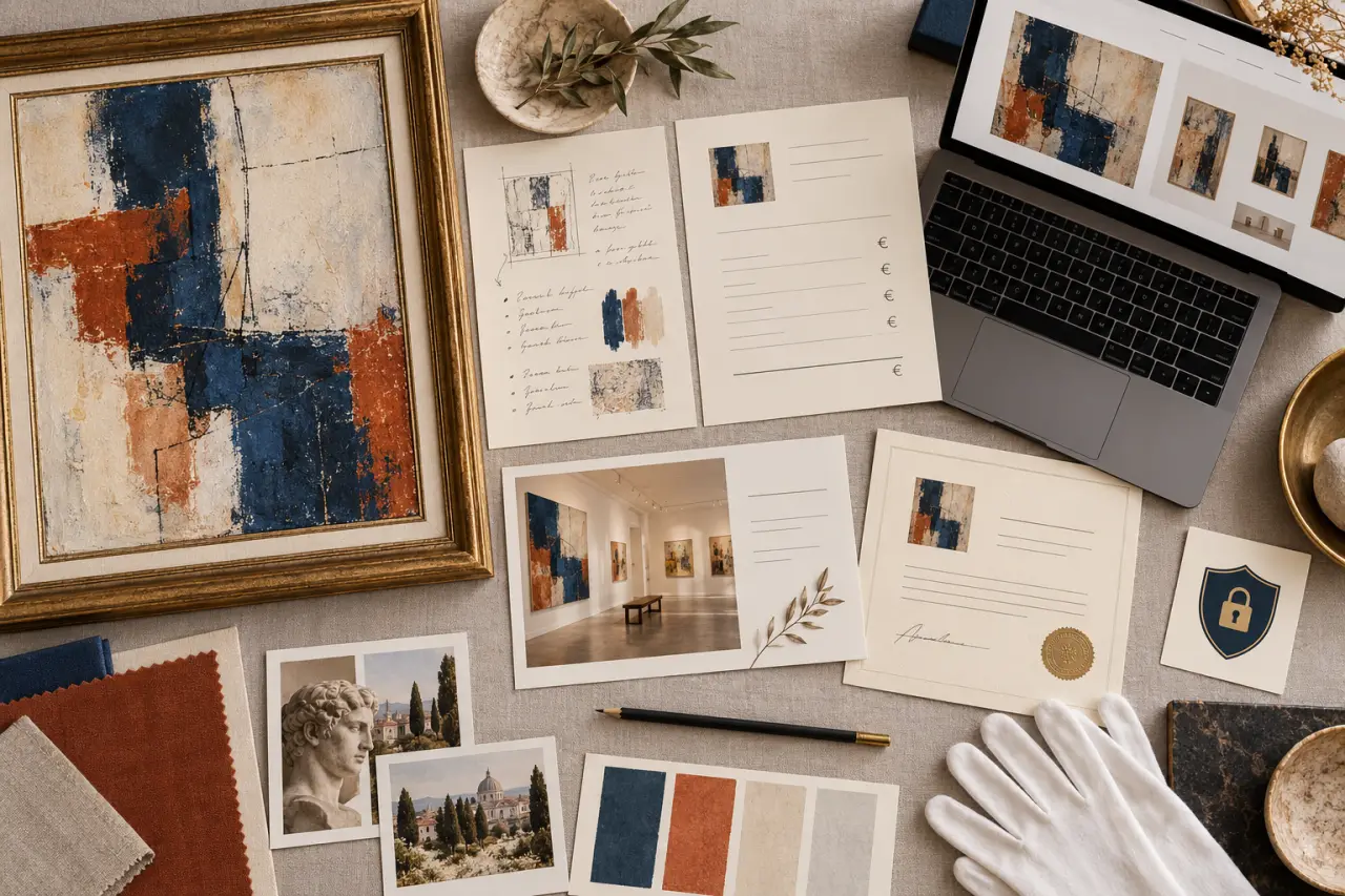 Comment vendre des tableaux sans brader l’œuvre : estimation, canal et sécurité