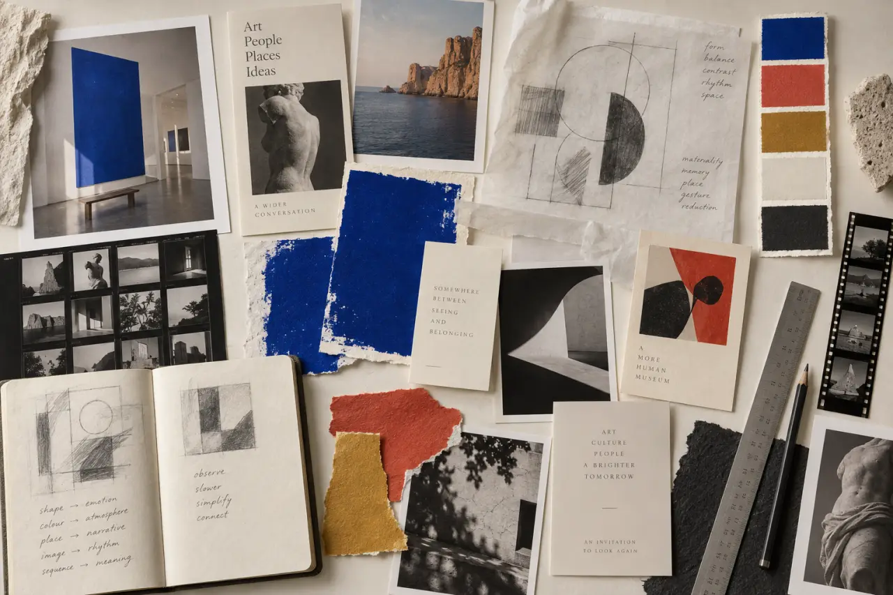 Le moodboard transforme une idée floue en direction visuelle cohérente
