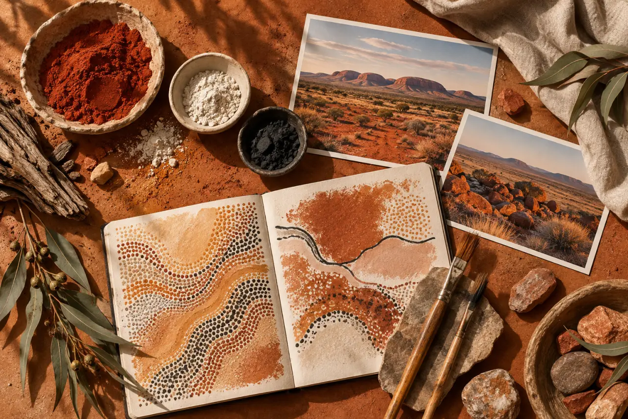 Peintre aborigène : au-delà des points, des artistes et des territoires