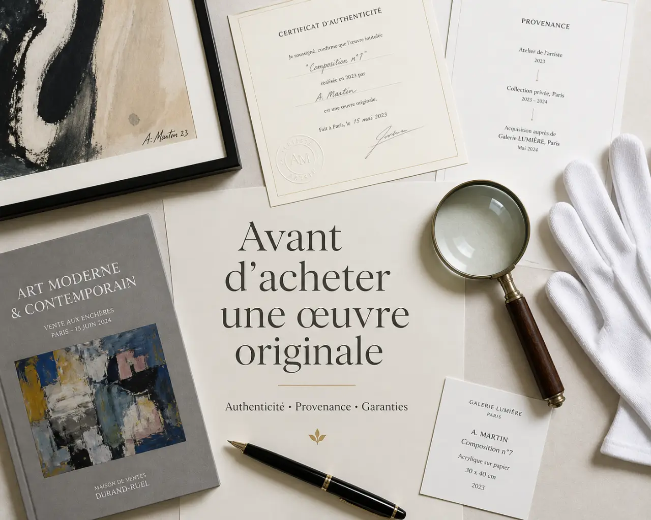 Que faut-il vérifier avant d’acheter une œuvre d’art originale ? Authenticité, provenance, garanties