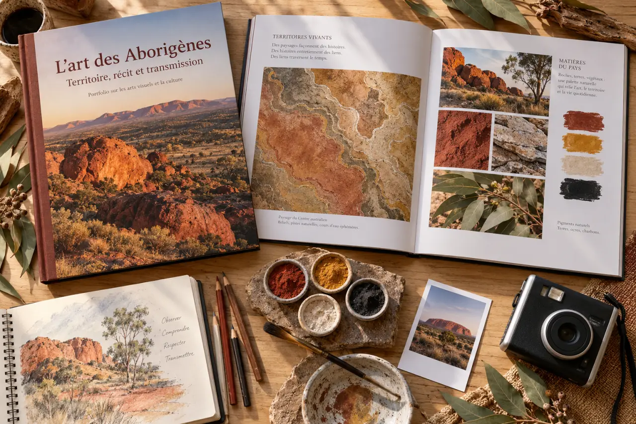 L’art des Aborigènes relie territoire, récit et transmission